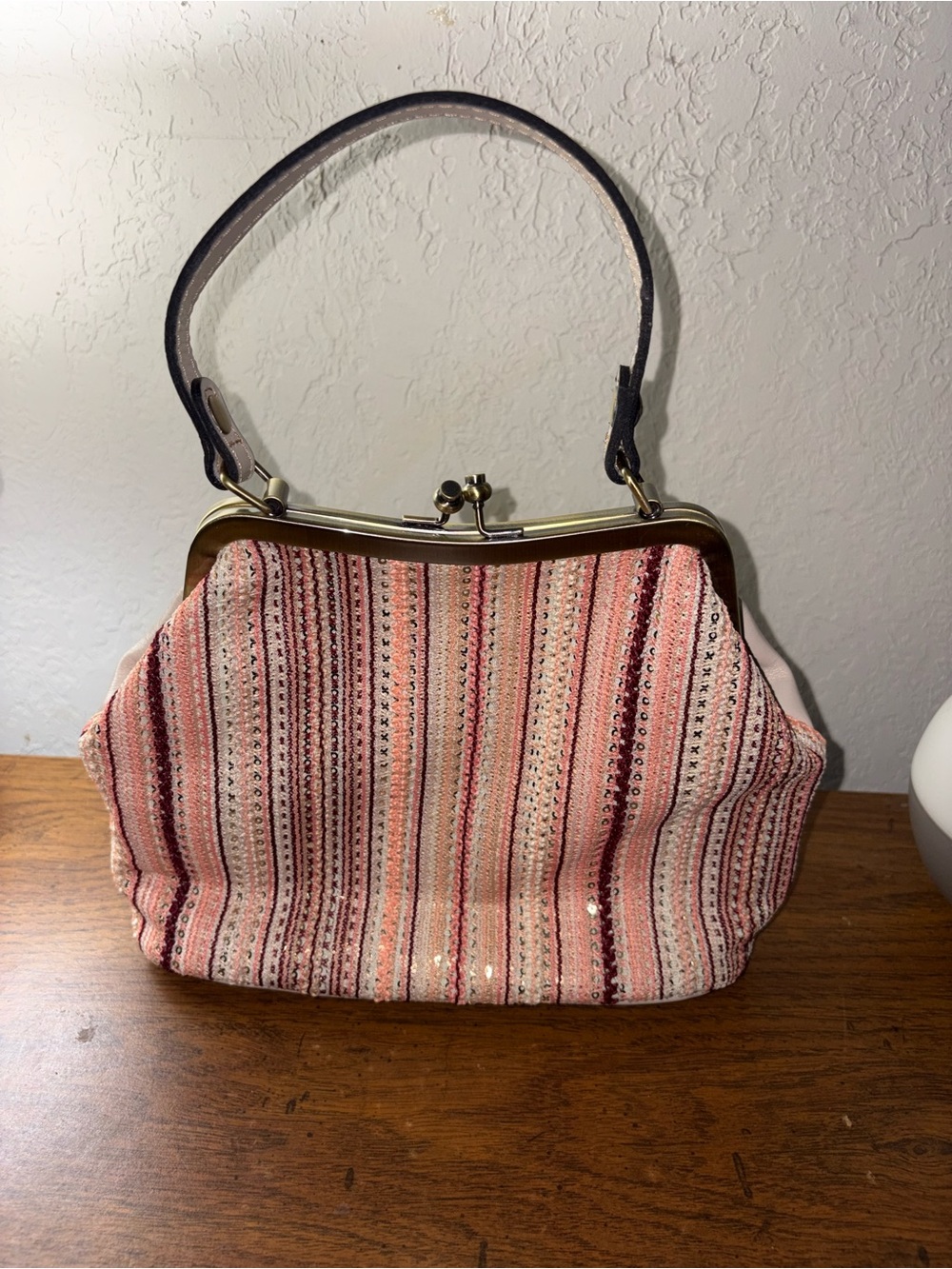Patricai Nash Sequin Crochet Laureana Frame Crossbody